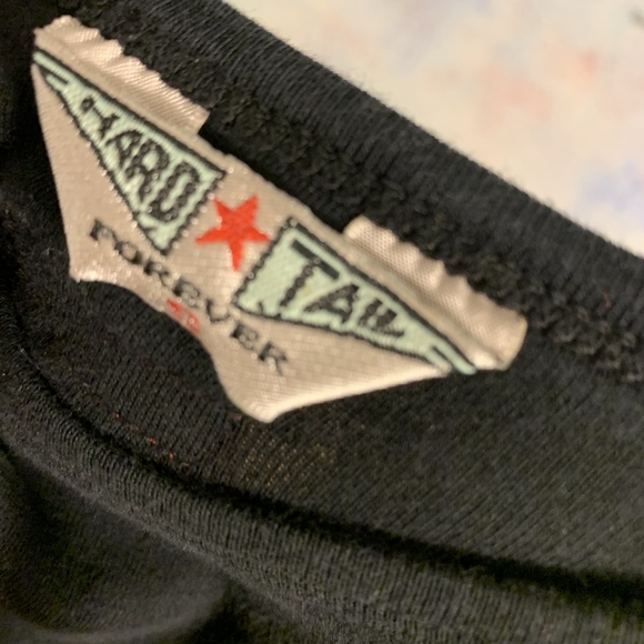 Hard Tail  Forever black long sleeve top w/ white design . - Picture 5 of 8